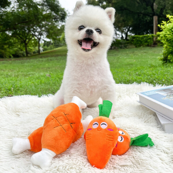 Double-bone Chicken Leg Plush Toy Sound Connotation BB Pet Dog Cat Toy Supplies Long About Wholesale - Image 5