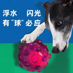 Cross-border Amazon Sounding Luminous Puppy Toy Glitter Ball Puppy Interactive Self-hi Pet Toy Wholesale