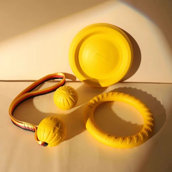 Dog Toy Large Dog Interactive Ring Golden Retriever Labrador Pull Ring Dog Ball Molar Bite Dog Relieving Toy - Image 5