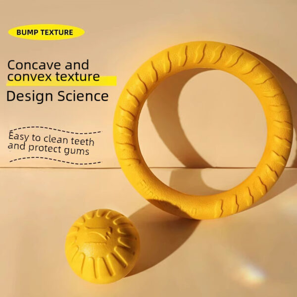 Dog Toy Large Dog Interactive Ring Golden Retriever Labrador Pull Ring Dog Ball Molar Bite Dog Relieving Toy - Image 2