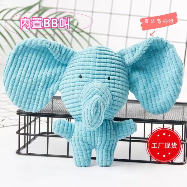 Pet Plush Dog Dog Toy Bite Resistant Ball Rope Sound Toy Cute Cartoon Animal Dog Cat Pet Supplies