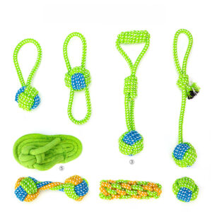 Factory Spot New Pet Toy Combination Set Pet Cotton Rope Toy Dog Toy Bite Resistant Dog Toy