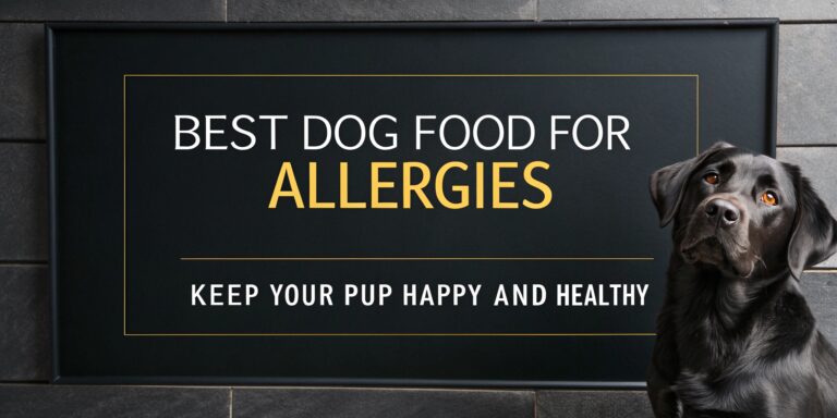 Best Dog Food for Allergies: Keep Your Pup Happy and Healthy
